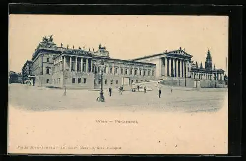 AK Wien, Blick auf das Parlament