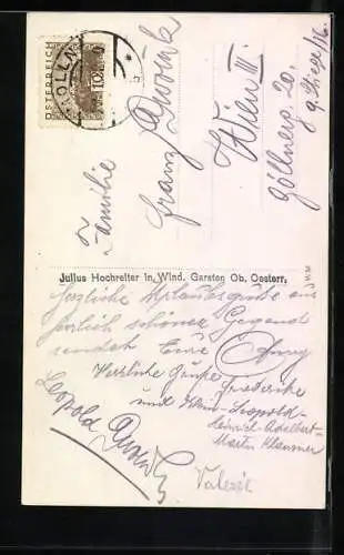 AK Molln /Ob.Öst., Ortsansicht mit dem Gaisberg