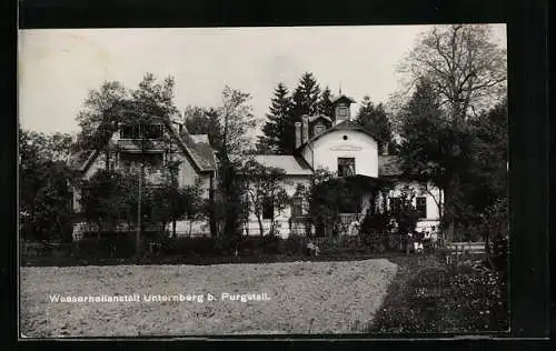 AK Unternberg b. Purgstall, Blick auf die Wasserheilanstalt