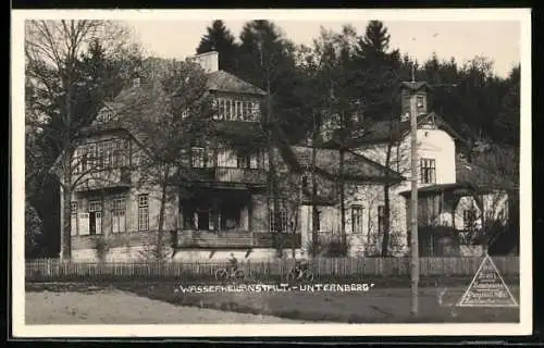 AK Unternberg, Blick auf die Wasserheilanstalt Unternberg