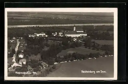 AK Reichersberg am Inn, Fliegeraufnahme des Ortes