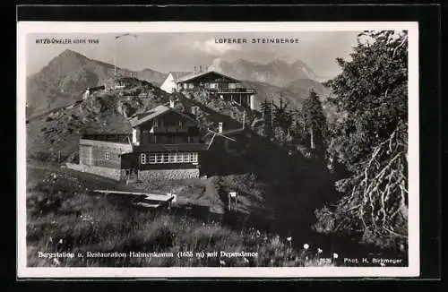 AK Kitzbühel, Bergstation & Restauration Hahnenkamm mit Dependance