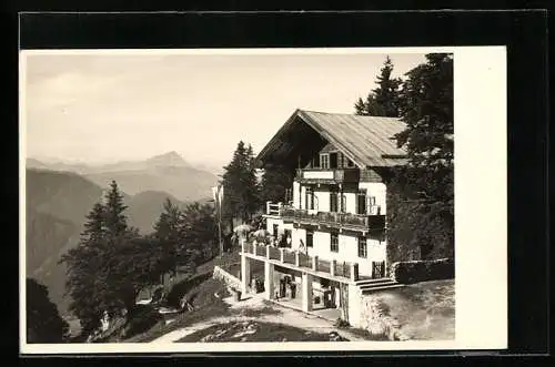 AK Waidring /Tirol, Berggasthof Steinplatte von Georg und Leni Hutz