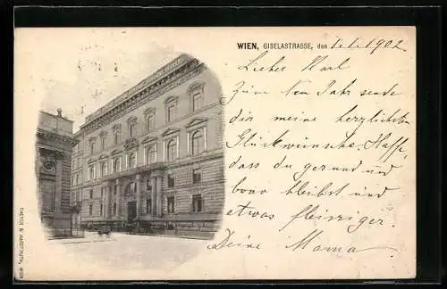 AK Wien, Haus in der Giselastrasse