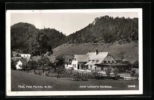 AK Muggendorf /N.-Oe., Thal, Gasthaus Josef Leitner