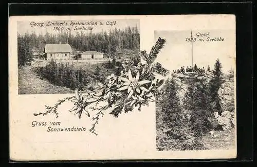 AK Sonnwendstein, Georg Lindner's Restauration, Aussenansicht