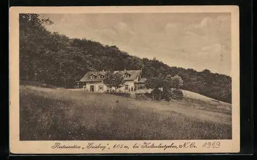 AK Kaltenleutgeben, Restauration Gaisberg