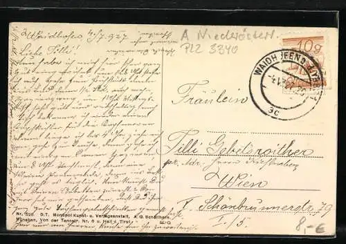 AK Waidhofen a. d. Ybbs, Teilansicht mit Flusspartie