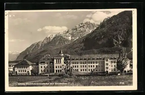 AK Lienz, Bezirkskrankenhaus mit Dolomiten