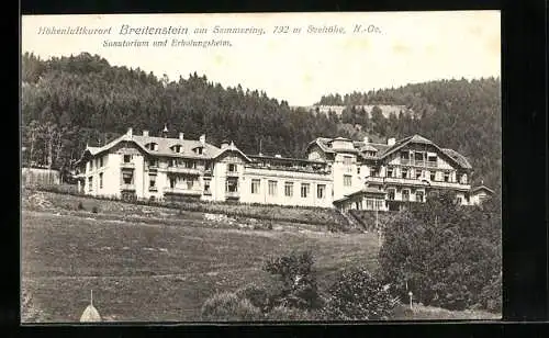 AK Breitenstein am Semmering, Sanatorium und Erholungsheim