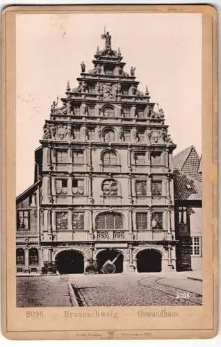 Fotografie Ernst Roepke, Wiesbaden, Ansicht Braunschweig, Blick auf das Gewandhaus