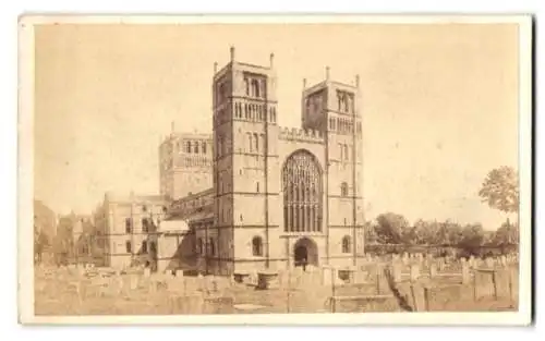 Fotografie J. whittingham, Southwell, Ansicht Southwell, Blick nach Southwell Minster, Kirche