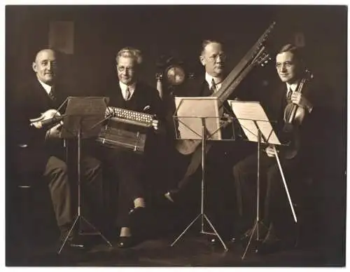 Fotografie Musiker Tautenhayn - Quartett während einer Vorführung