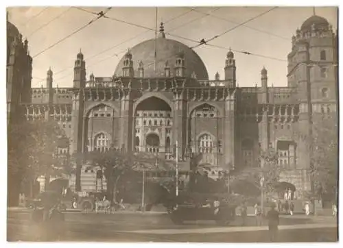 Fotografie unbekannter Fotograf, Ansicht Bombay / Mumbai, Museum Prince of Wales um 1928