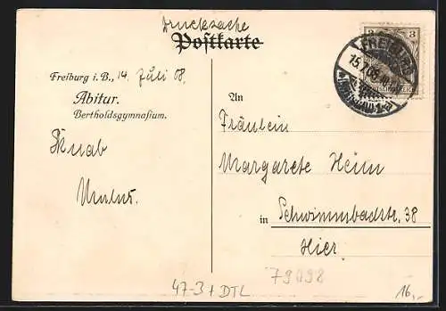 AK Freiburg i. B., Absolvia Abitur des Bertholdsgymnasiums