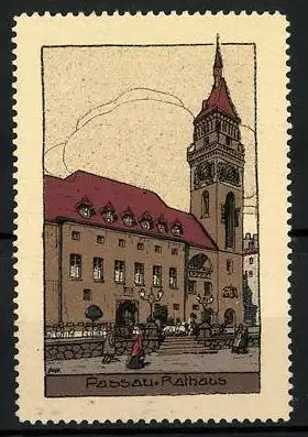 Reklamemarke Passau, Rathaus