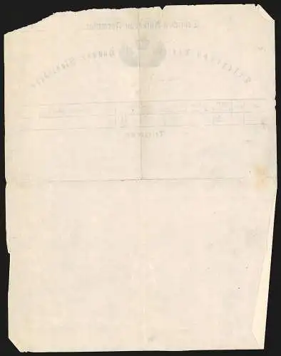 Telegramm Münden 1870, Telegraph der Hannoverschen Staatsbahnen, Betriebswappen