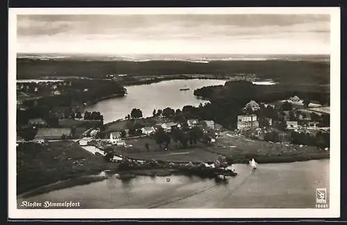 AK Himmelpfort, Fliegeraufnahme vom Kloster