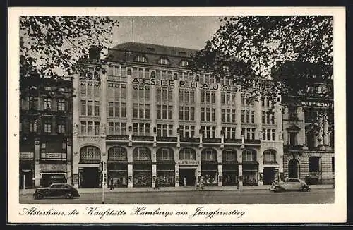 AK Hamburg-Neustadt, Alsterhaus, die Kaufstätte am Jungfernstieg