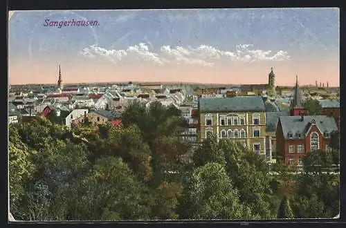 AK Sangerhausen, Blick auf den Ort