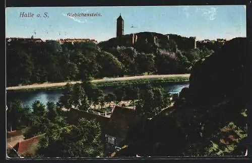 AK Halle a. S., Blick zum Giebichenstein