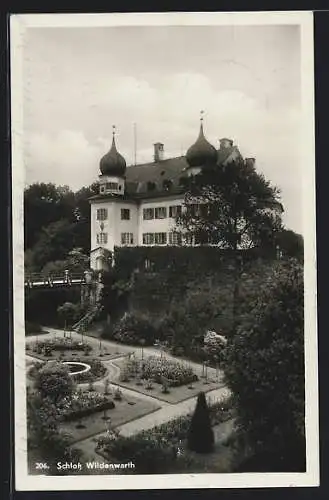AK Wildenwarth, Schloss mit Garten