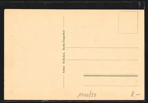 AK Berlin-Wannsee, Pfaueninsel, Landungssteg