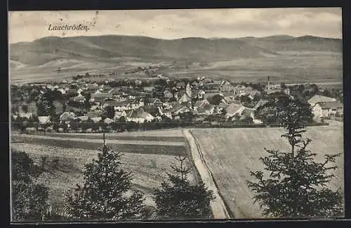 AK Lauchröden, Totalansicht des Ortes