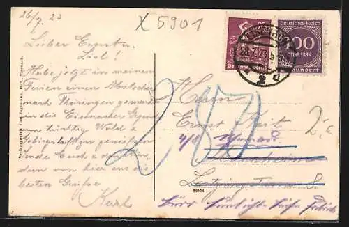 AK Lauchröden, Totalansicht des Ortes