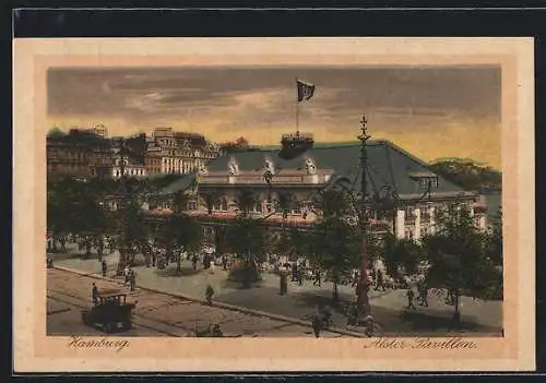 AK Hamburg-Neustadt, Cafe Alster-Pavillon