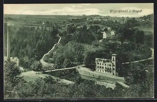 AK Witzschdorf /Erzgeb., Ortsansicht