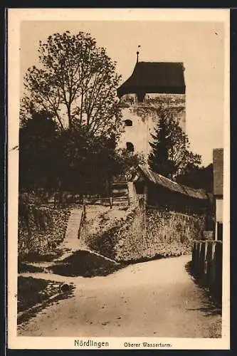 AK Nördlingen, Oberer Wasserturm