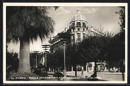 AK Foggia, Piazza Cavour & Palazzo Acquedotto Pugliese