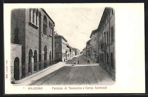 AK Ravenna, Palazzo di Teodurico e Corso Garibaldi