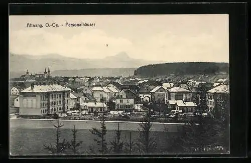 AK Attnang /O.-Oe., Blick auf die Personalhäuser