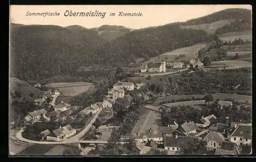 AK Obermeisling i. Kremstale, Blick zum Ort