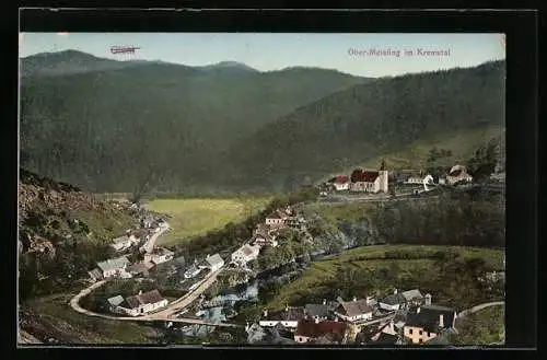 AK Ober-Meisling im Kremstal, Ortsansicht mit Gföhl