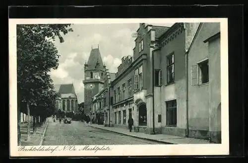 AK Perchtoldsdorf, Partie am Marktplatz