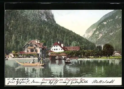 AK Hallstatt, Gashthof Gosaumühle am Hallstätter See