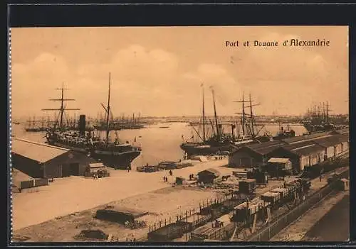 AK Alexandrie, Port et Douane