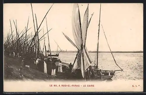 AK Le Caire, Le Nil a Rod-El-Farag