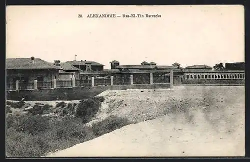 AK Alexandrie / Alexandria, Ras-El-Tin Barracks
