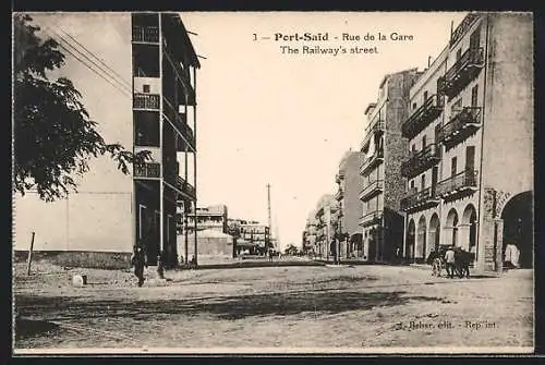 AK Port-Said, Rue de la Gare
