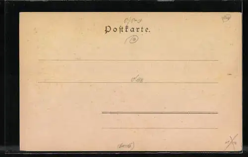 Künstler-Lithographie Anton Hlavacek: Matt-See mit dem Untersberg, Frühlingsgewitter