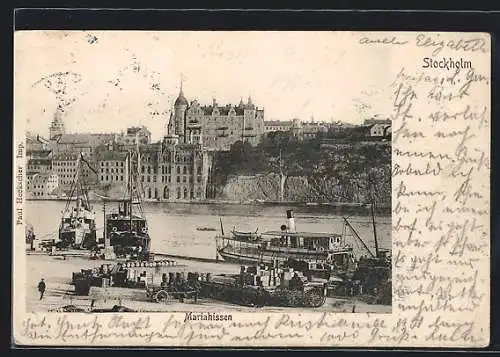 AK Stockholm, Mariahissen, Dampfer