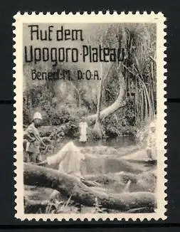 Reklamemarke Deutsch-Ost-Afrika, Auf dem Upogoro-Plateau, Benediktiner Mission