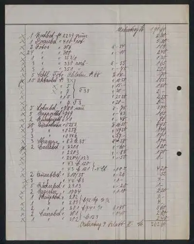 Rechnung Heilbronn a. N. 1932, Firma Baier & Schneider, Blick auf das Betriebsgelände