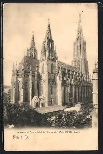 AK Ulm a. D., Münster von Osten