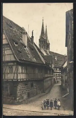 AK Bamberg, Blick in die Domstrasse