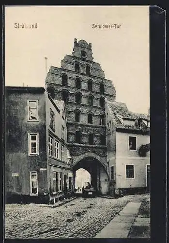 AK Stralsund, Ansicht des Semlower-Tores
